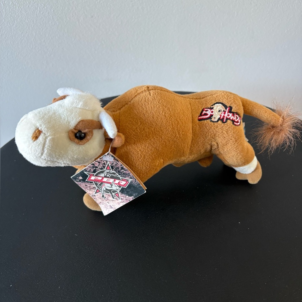 2003 Vintage PBR “Bo Howdy” Plush Bucking Bull by Breyer. NWT 11” Champion Bull
